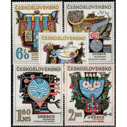 Čekoslovakijos pašto ženklai (1974). UNESCO - Žmogus ir mokslas