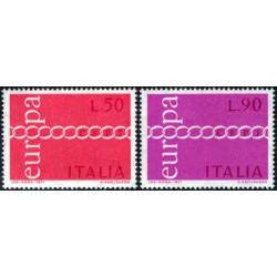 Italijos pašto ženklai (1971) - Fantastiškos Europa ženklų kainos‎