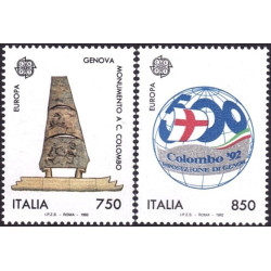 Italijos pašto ženklai (1992). Amerikos atradimas
