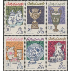Čekoslovakijos pašto ženklai (1977). Čekų porceliano dirbiniai