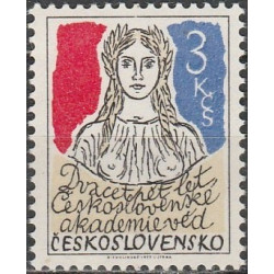 Čekoslovakijos pašto ženklai (1977). Mokslų akademija