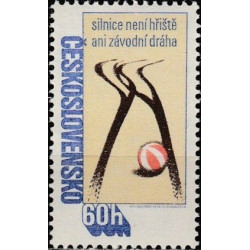 Čekoslovakijos pašto ženklai (1978). Kelių eismo saugumas