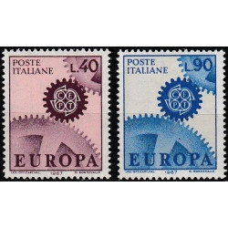 Italijos pašto ženklai (1967) - Fantastiškos Europa ženklų kainos‎