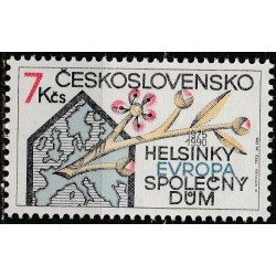 Čekoslovakijos pašto ženklai (1990). Helsinkio Deklaracija