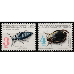 Čekoslovakijos pašto ženklai (1992). Nykstantys vabzdžiai