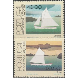 Azorų pašto ženklai (1985). Tradicinės valtys