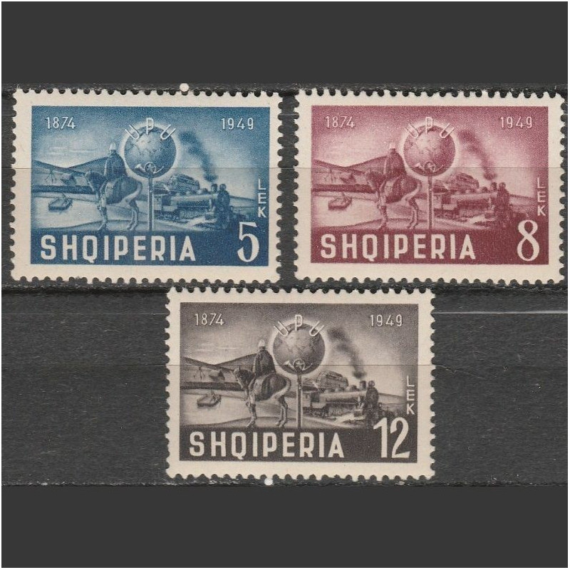 Albania stamps (1950) for sale. Universal Postal Union