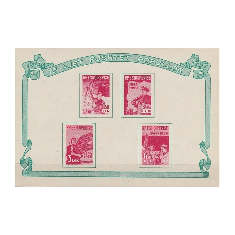 Albanijos pašto ženklai (1959). Antrasis pasaulinis karas