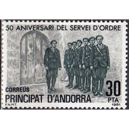 Spanish Andorra stamps (1981) for sale. Gendarmerie