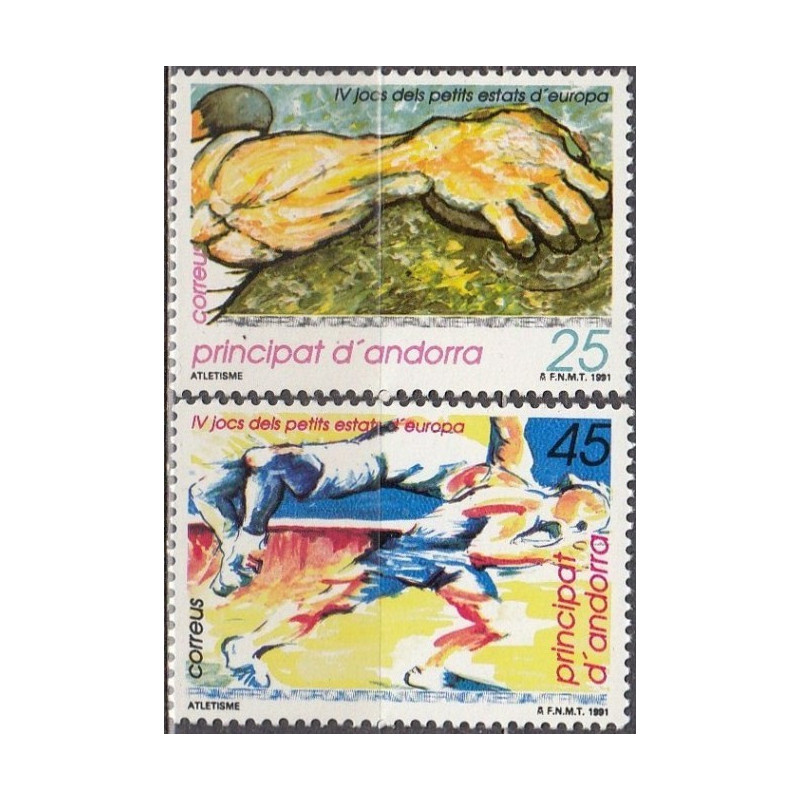 Andoros pašto ženklai (1991). Mikrovalstybių sporto žaidynės