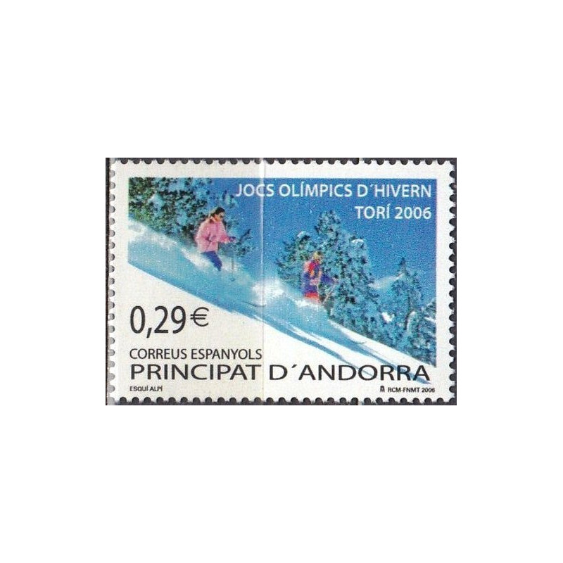 Spanish Andorra stamps (2006) for sale. Winter Olympic Games Torino