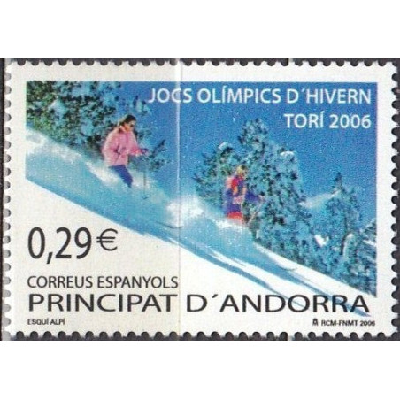 Andoros pašto ženklai (2006). Turino žiemos olimpinės žaidynės