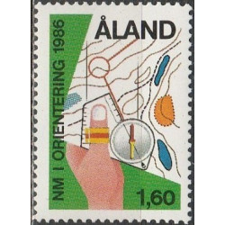 Alandų pašto ženklai (1986). Orientavimosi sportas