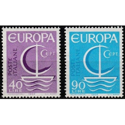 Italijos pašto ženklai (1966) - Fantastiškos Europa ženklų kainos‎