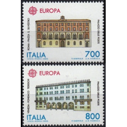 Italijos pašto ženklai (1990). Pašto pastatai