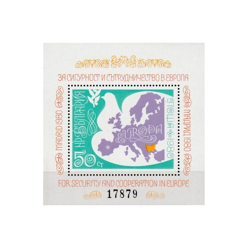 Bulgarija 1980. Europos saugumo ir bendradarbiavimo organizacija