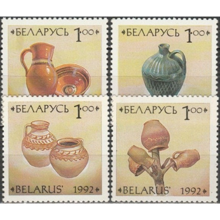 Belarus stamps (1992) for sale. Traditional ceramics