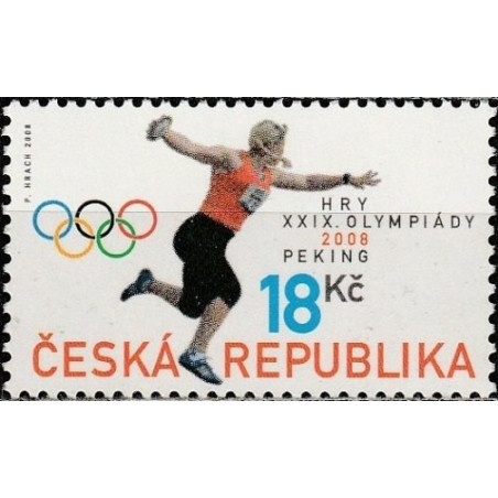 Čekijos pašto ženklai (2008). Pekino vasaros olimpinės žaidynės