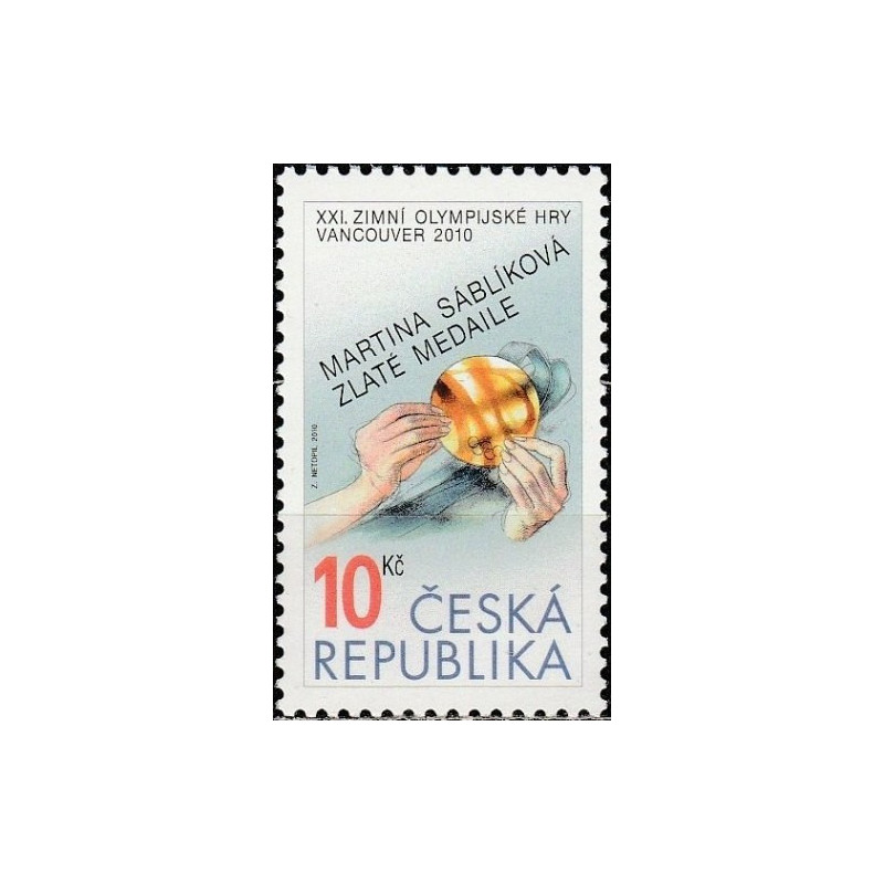 Czech Republic 2010. Winter Olympic Games Vancouver (winners)