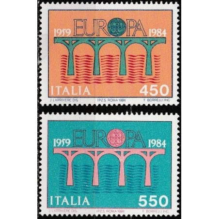Italy stamps (1984) for sale. 25th Anniversary of CEPT, Stylised Bridge