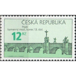 Čekijos pašto ženklai (2010). Akmeninis tiltas (XIII amžius)