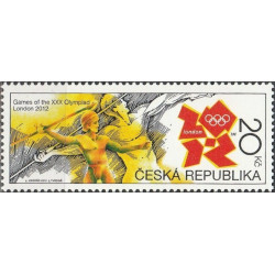 Čekijos pašto ženklai (2012). Londono vasaros olimpinės žaidynės