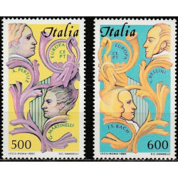 Italijos pašto ženklai (1985). Europos muzikos metai: kompozitoriai