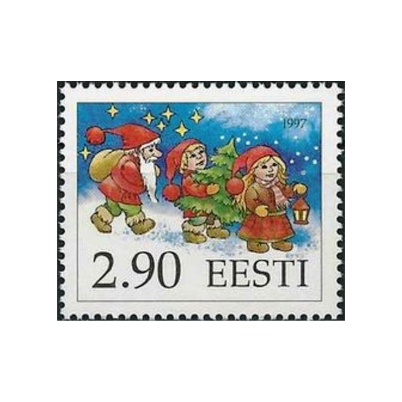 Estijos pašto ženklai (1997). Kalėdos