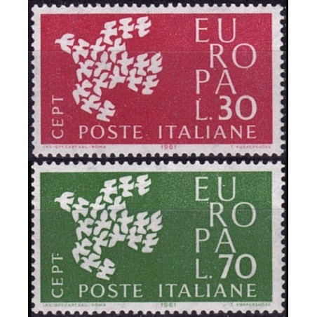 Italijos pašto ženklai (1961) - Fantastiškos Europa ženklų kainos