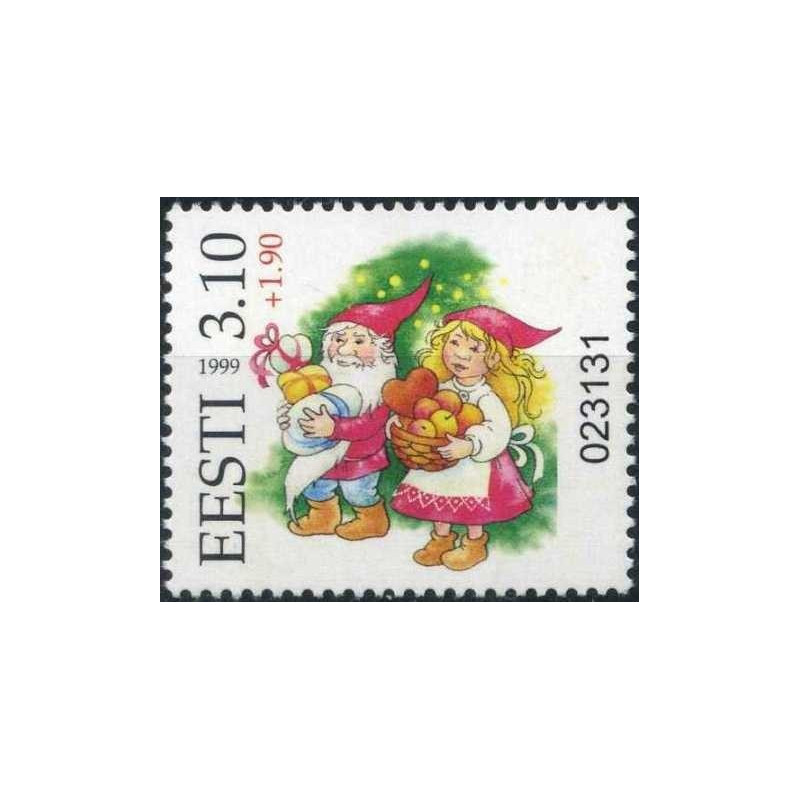 Estijos pašto ženklai (1999). Naujųjų Metų loterija