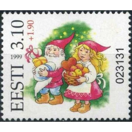 Estijos pašto ženklai (1999). Naujųjų Metų loterija