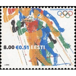 Estijos pašto ženklai (2006). Turino žiemos olimpinės žaidynės