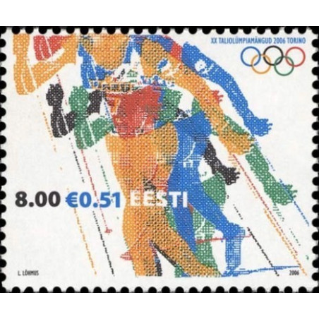 Estijos pašto ženklai (2006). Turino žiemos olimpinės žaidynės