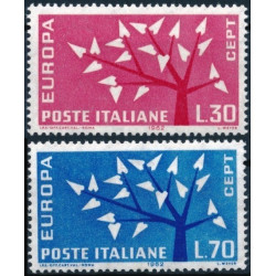 Italijos pašto ženklai (1962) - Fantastiškos Europa ženklų kainos‎