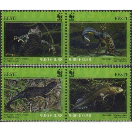 Estonia stamps (2010) for sale. Lizards