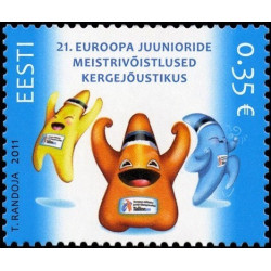 Estijos pašto ženklai (2011). Europos Jaunimo atletikos čempionatas
