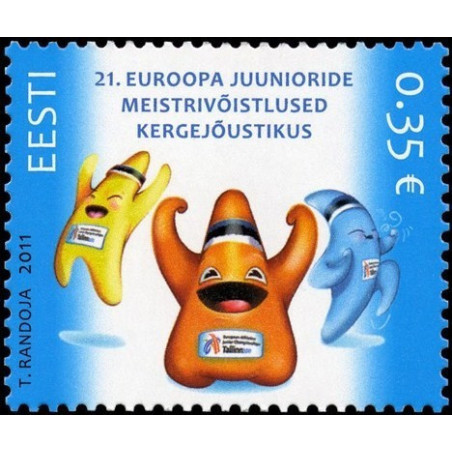 Estonia stamps (2011) for sale. European Athletics Junior Championships
