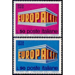 Italijos pašto ženklai (1969) - Fantastiškos Europa ženklų kainos‎