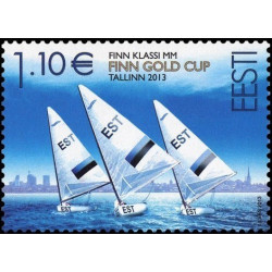 Estija 2013. Vienviečių burlaivių (Finn klasės) pasaulio čempionatas