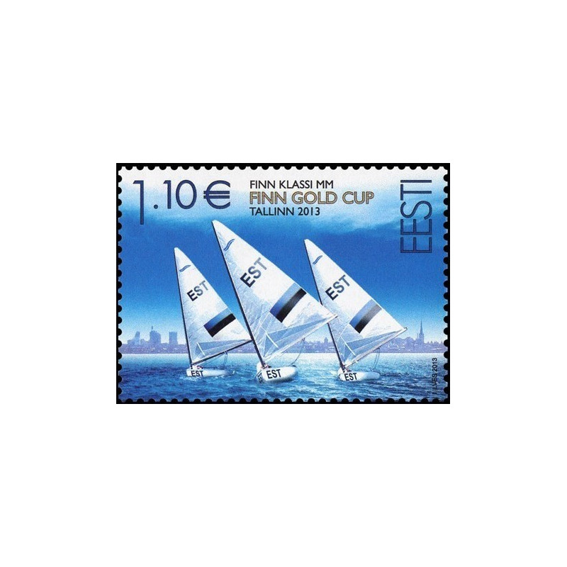 Estija 2013. Vienviečių burlaivių (Finn klasės) pasaulio čempionatas
