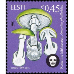 Estijos pašto ženklai (2013). Grybai (musmirės)