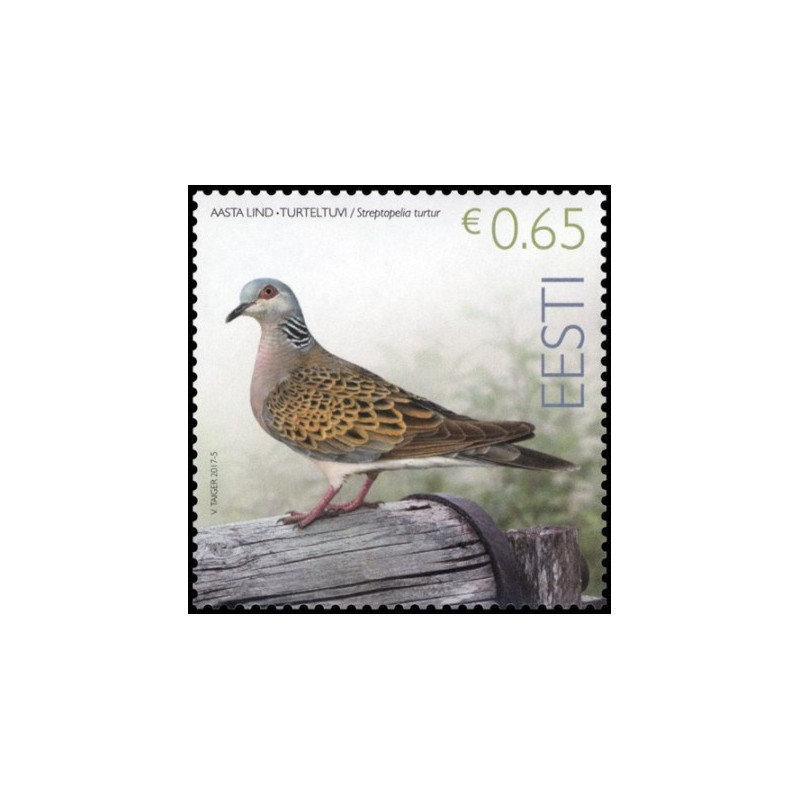Estonia stamps (2017) for sale. Bird of the year (Turtledove)