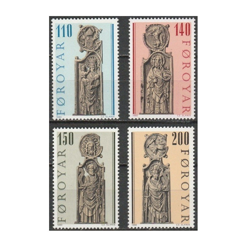 Farerų salų pašto ženklai (1980). Bažnytinis menas
