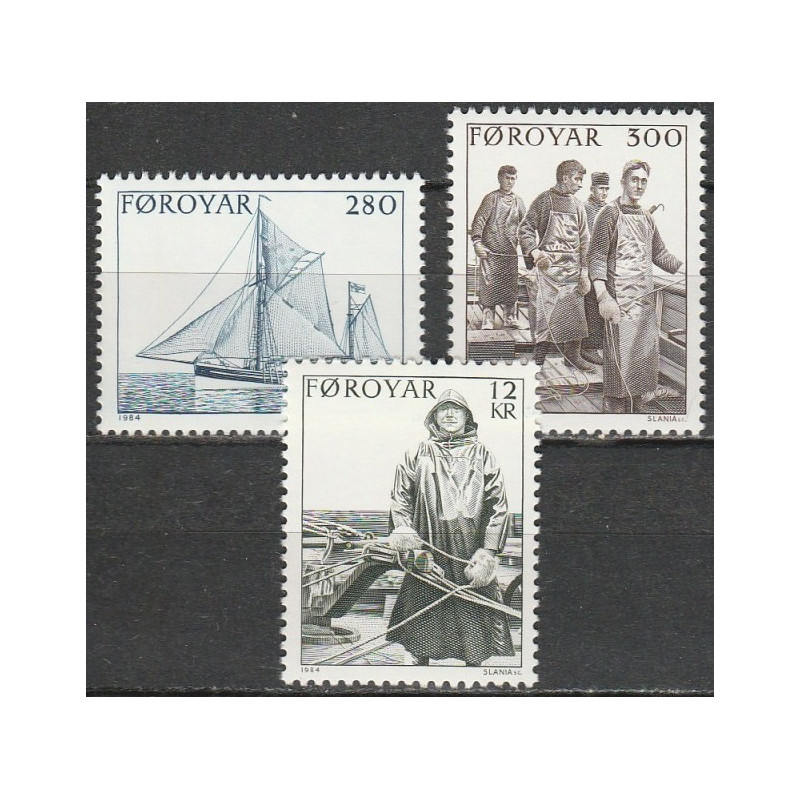 Faroe Islands stamps (1984) for sale. Fishing industry