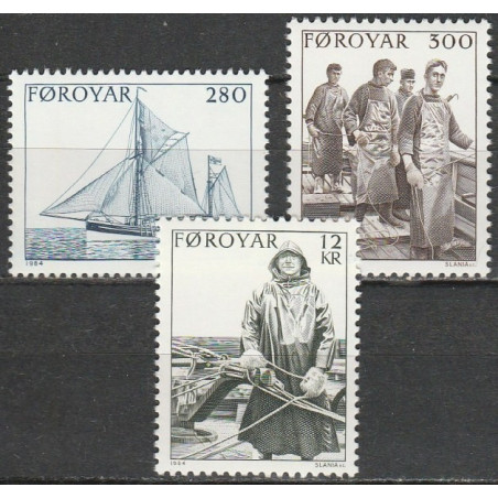 Faroe Islands stamps (1984) for sale. Fishing industry
