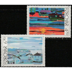 Farerų salų pašto ženklai (1987). Torshavn vaizdai