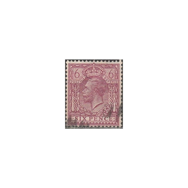 Didžiosios Britanijos pašto ženklai (1913). Karalius Jurgis V