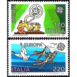 Italijos pašto ženklai (1979). Paštas ir ryšiai