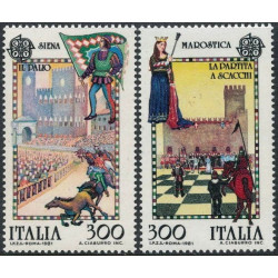 Italijos pašto ženklai (1981). Liaudies kultūra