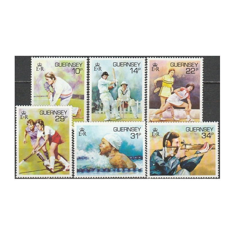 Guernsey stamps (1986) for sale. Sports